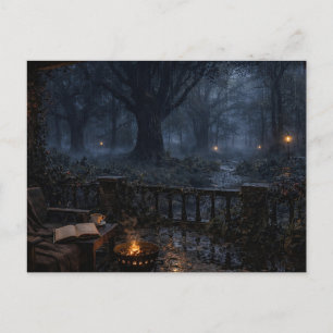 Waldweg-Postkarte Postkarte