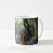 Waldweg-Tasse – Ruhe und Gesellschaft Kaffeetasse (VorderseiteRechts)