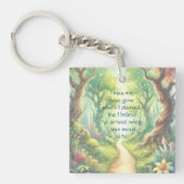 Waldweg und Kostenvoranschlag Schlüsselanhänger (Vorderseite)