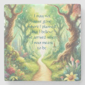 Waldweg und Kostenvoranschlag Steinuntersetzer (Vorderseite)