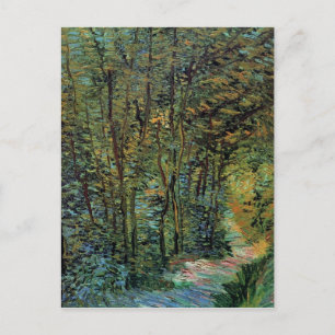 Waldweg, Vincent van Gogh Postkarte