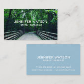 Waldweg-Visitenkarte Visitenkarte (Vorne/Hinten)