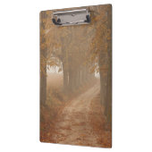 Waldweg vom Foto der Herbstbäume Klemmbrett (Links)