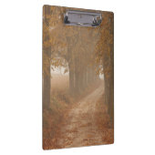 Waldweg vom Foto der Herbstbäume Klemmbrett (Rechts)