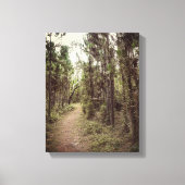 "Waldweg" Wandkunst Leinwanddruck (Vorderseite)