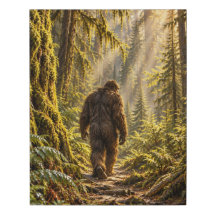 Waldwege Bigfoot Faux umwickelte Leinwand