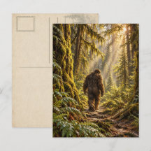 Waldwege Bigfoot Postkarte