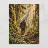 Waldwege Bigfoot Postkarte (Vorderseite)