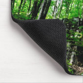 Waldwege Wandern im Wales Neath Valley Mousepad (Ecke)