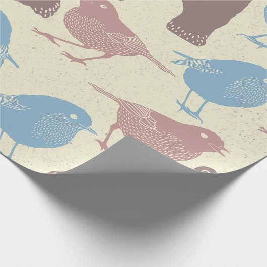 Waldweich-Frühlingspapier Geschenkpapier (Ecke)