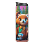 Waldweich: Heiteres Thermal Tumbler Thermosbecher (Nach rechts gedreht)