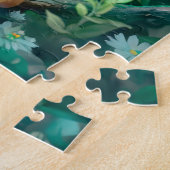 Waldweide und Neugierige Fauna Puzzle (Seite)