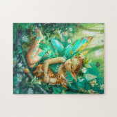 Waldweide und Neugierige Fauna Puzzle (Horizontal)