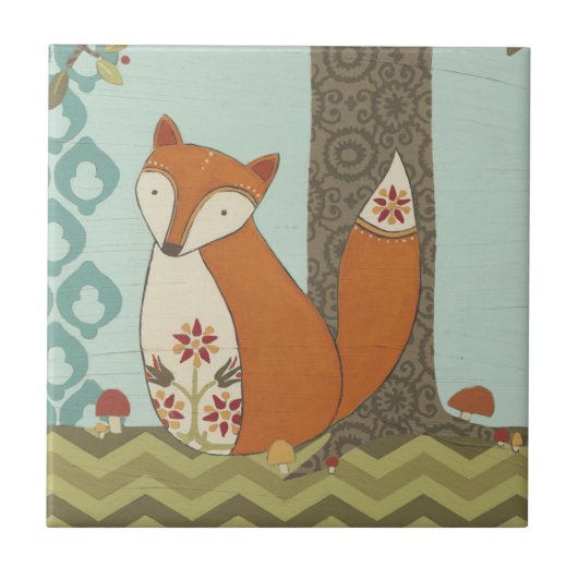 Waldweiden IV Fliese (Vorderseite)