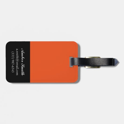 Waldweiden IV Gepäckanhänger (Rückseite horizontal)