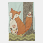 Waldweiden IV Geschirrtuch (Vertikal)