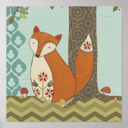 Waldweiden IV Poster (Vorne)