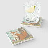 Waldweiden IV Steinuntersetzer (Seitenansicht)