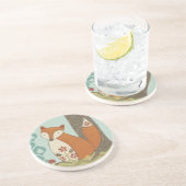 Waldweiden IV Untersetzer (Seite)