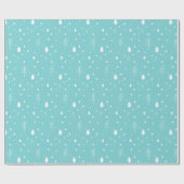 Waldweihnachten Geschenkpapier (Flach)