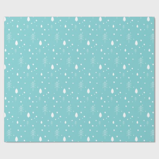 Waldweihnachten Geschenkpapier (Flach)