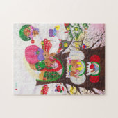 Waldweihnachtspuzzle Puzzle (Horizontal)