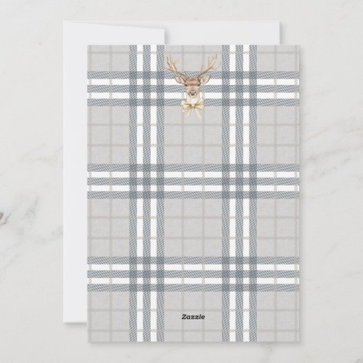 Waldwild Feiertagskarte (Rückseite)