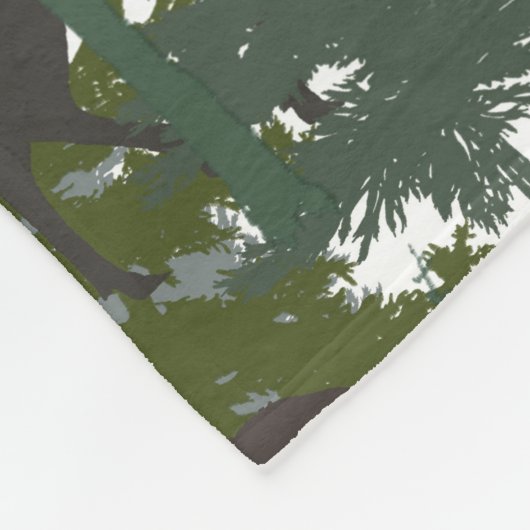 Waldwild Fleecedecke (Ecke)