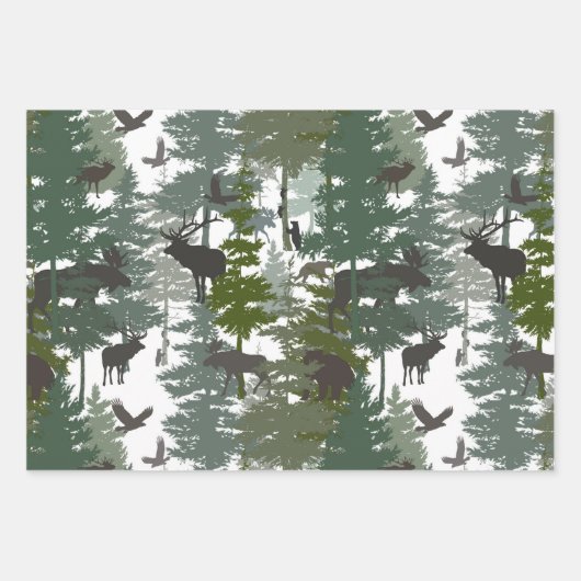 Waldwild Geschenkpapier Set (Vorderseite 2)