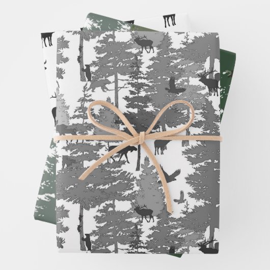 Waldwild Geschenkpapier Set (Beispiel)