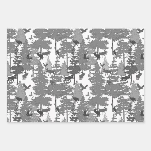 Waldwild Geschenkpapier Set (Vorderseite)