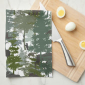 Waldwild Geschirrtuch (Viertel Falte)