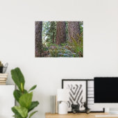 Waldwild John Muir Nature Zitat Poster (Heimbüro)