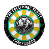 Waldwild mit Zielüberlagerung Dartscheibe (vorne)