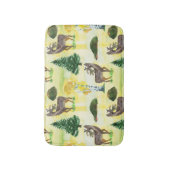 Waldwild Wasserfarbe Badematte (Vorderseite Vertikal)