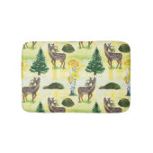 Waldwild Wasserfarbe Badematte (Vorderseite)