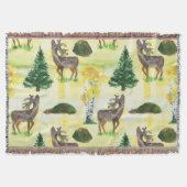 Waldwild Wasserfarbe Decke (Vorderseite)