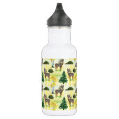 Waldwild Wasserfarbe Edelstahlflasche (Rechts)