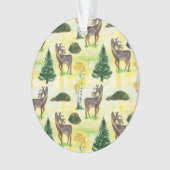 Waldwild Wasserfarbe Ornament (Vorderseite)