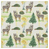 Waldwild Wasserfarbe Stoff (Muster)