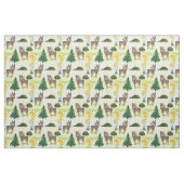 Waldwild Wasserfarbe Stoff (Fat Quarter (45,7 x 55,9 cm))