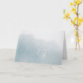 WaldWinter-Foto Karte (Gelbe Blume)