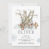 WaldWinter | Weihnachtsfeier Einladung (Vorderseite)