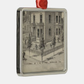 Waldwohnsitze lithographiert ornament aus metall (Rechts)