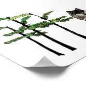 Waldwolf Poster (Ecke)