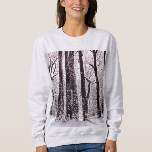 WALDWOODS SNOWWY WINTER SCENERY SWEATSHIRT (Vorderseite)