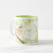 Waldzaunkönige Zweifarbige Tasse (Vorderseite Links)