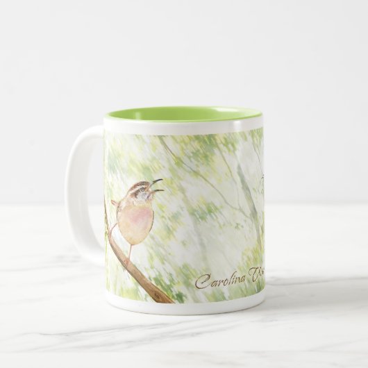 Waldzaunkönige Zweifarbige Tasse (Vorderseite Links)