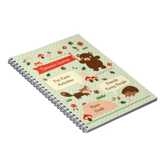 Waldzeitschrift Notebbok Notizblock (Rechte Seite)