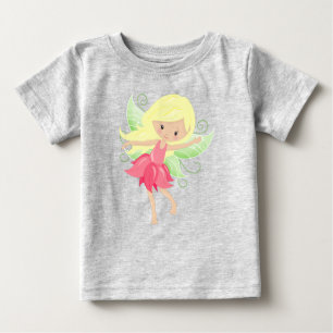 Waldzucht, Niedliche Fairy, Zauberei, Blonde Haare Baby T-shirt